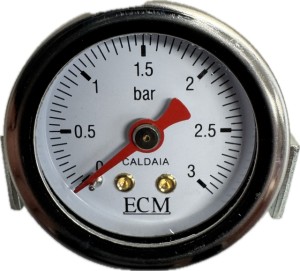 Boiler drukmeter wit Mechanika Max ø 40mm